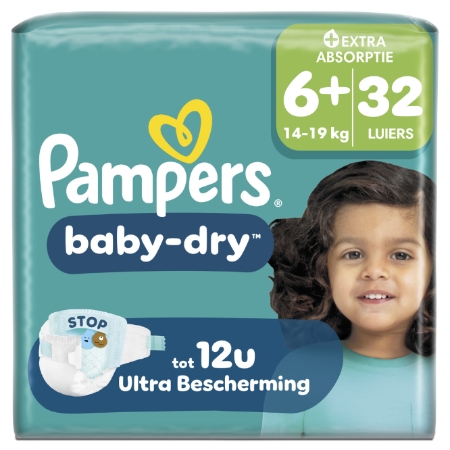 X32 Baby Dry Gigante T6 Pampers - imagen 1