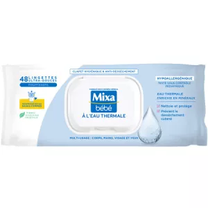 Toallitas bebe à l'Agua Termal Hipoalergenico X48 - imagen 1