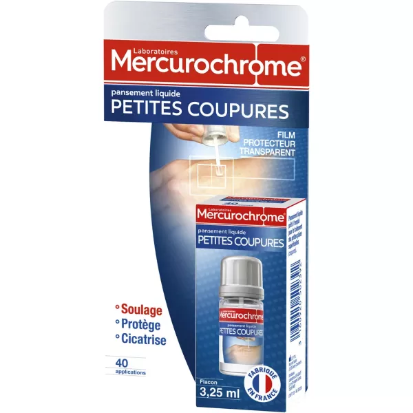 Curita liquide petites coupures - MERCUROCHROME - imagen 1