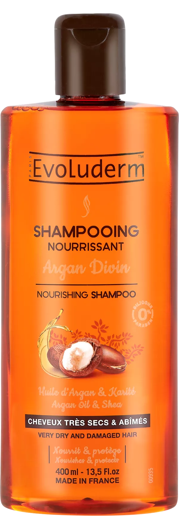 Champú Nutritivo Argan Divin 400ml - Evoluderm - imagen 1