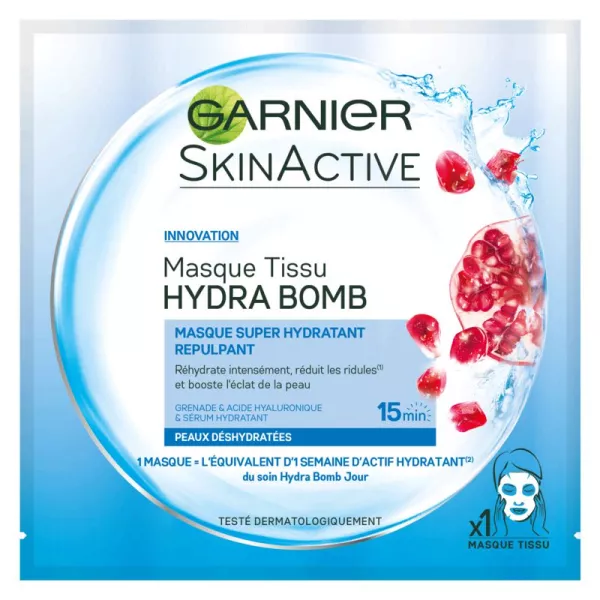 Mascarilla Visage Tissu Hydrabomb Grenade Hidratante & Rep - imagen 1