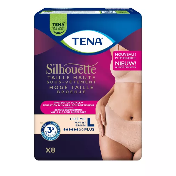 Culotte Fuite Urinaire Silhouette Taille L Beige X8 - - imagen 1