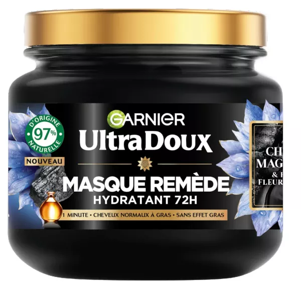 Mascarilla capilar Remède Hidratante Charbon Magnétique - imagen 1