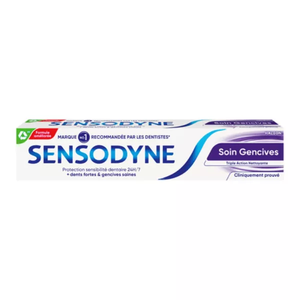 Pasta de dientes Soin Gencives triple acción 75ml - SENSODYNE - imagen 1