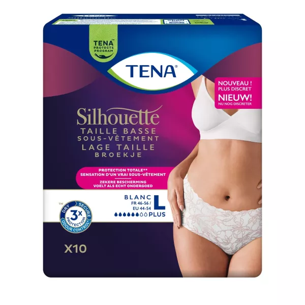 Culottes Silhouettes Taille Basse Blanc Taille L X10 - imagen 1