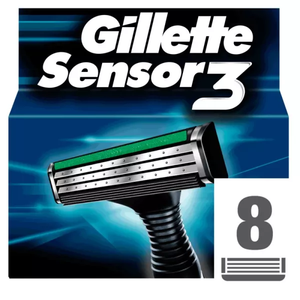 Lames de Afeitadora pour Hombre Sensor3 - GILLETTE - imagen 1