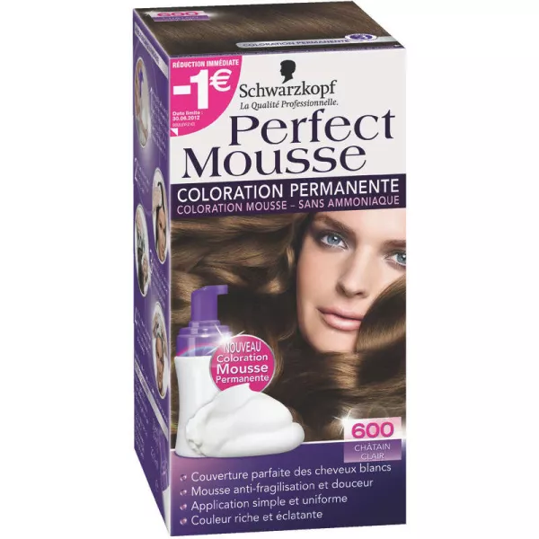 Tinte Cheveux Permanente 600 Châtain Clair Sans - imagen 1