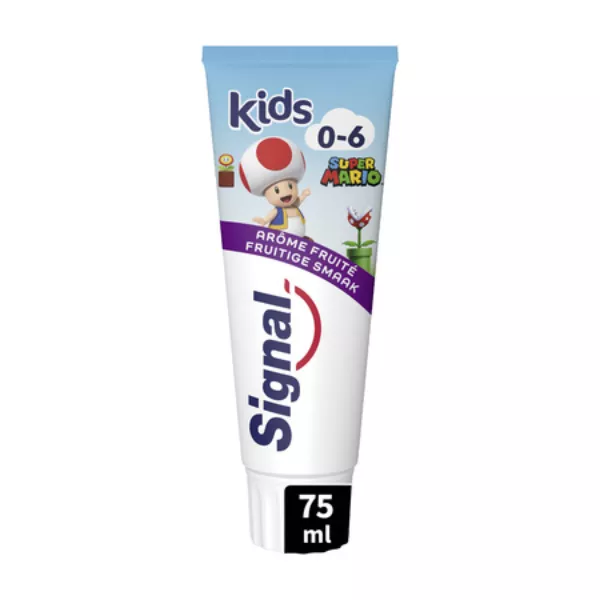 Dentifrifice Infantils 0 - 6 ans aux Fruits 75ml - SIGNAL - imagen 1