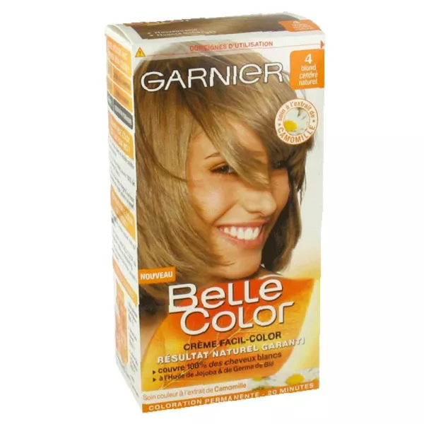 Tinte permanente 4 blond cendré Natural - GARNIE - imagen 1