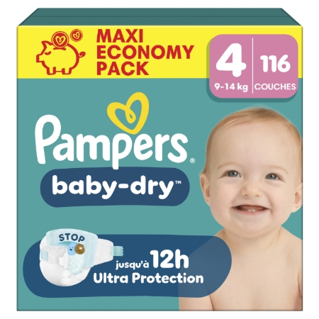 Pampers Baby Dry Maxi T4 X116 - imagen 1