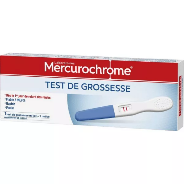 Test de grossesse LABORATOIRES - MERCUROCHROME - imagen 1