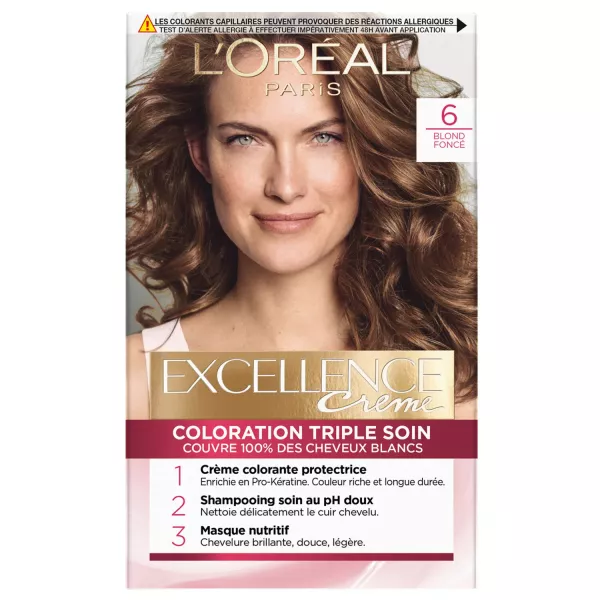 Tinte Cheveux 6 Tinte Blond Foncé excellenc - imagen 1