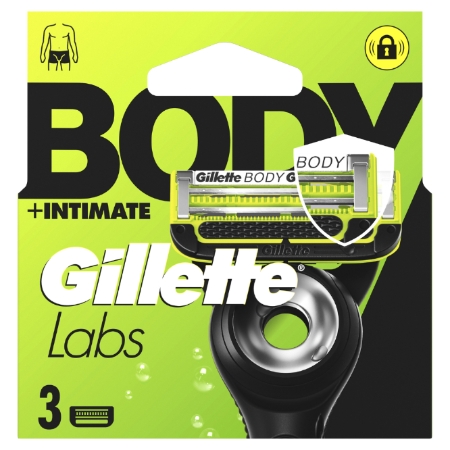 Gillette Labs Lames Body 3ct - imagen 1