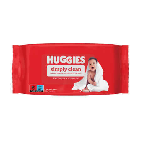 Toallitas Huggies Simply Clean X72 - imagen 1