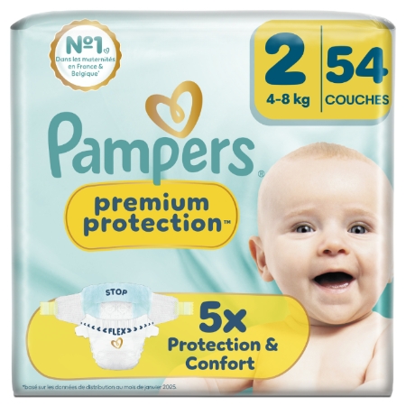 Pampers Pp Nb Gigante T2 X54 - imagen 1