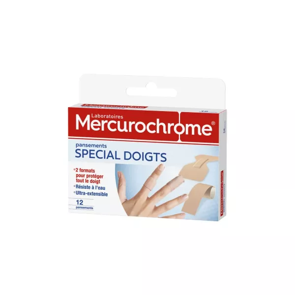 12 Curitas spécial doigts - MERCUROCHROME - imagen 1