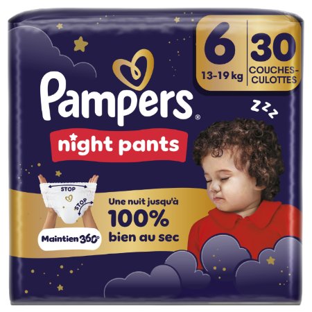 Pampers Bd Noche Pants T6 X30 - imagen 1