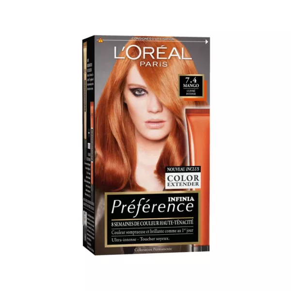 Tinte Cheveux Permanente 7.4 Dublin Mango Cuivré - imagen 1