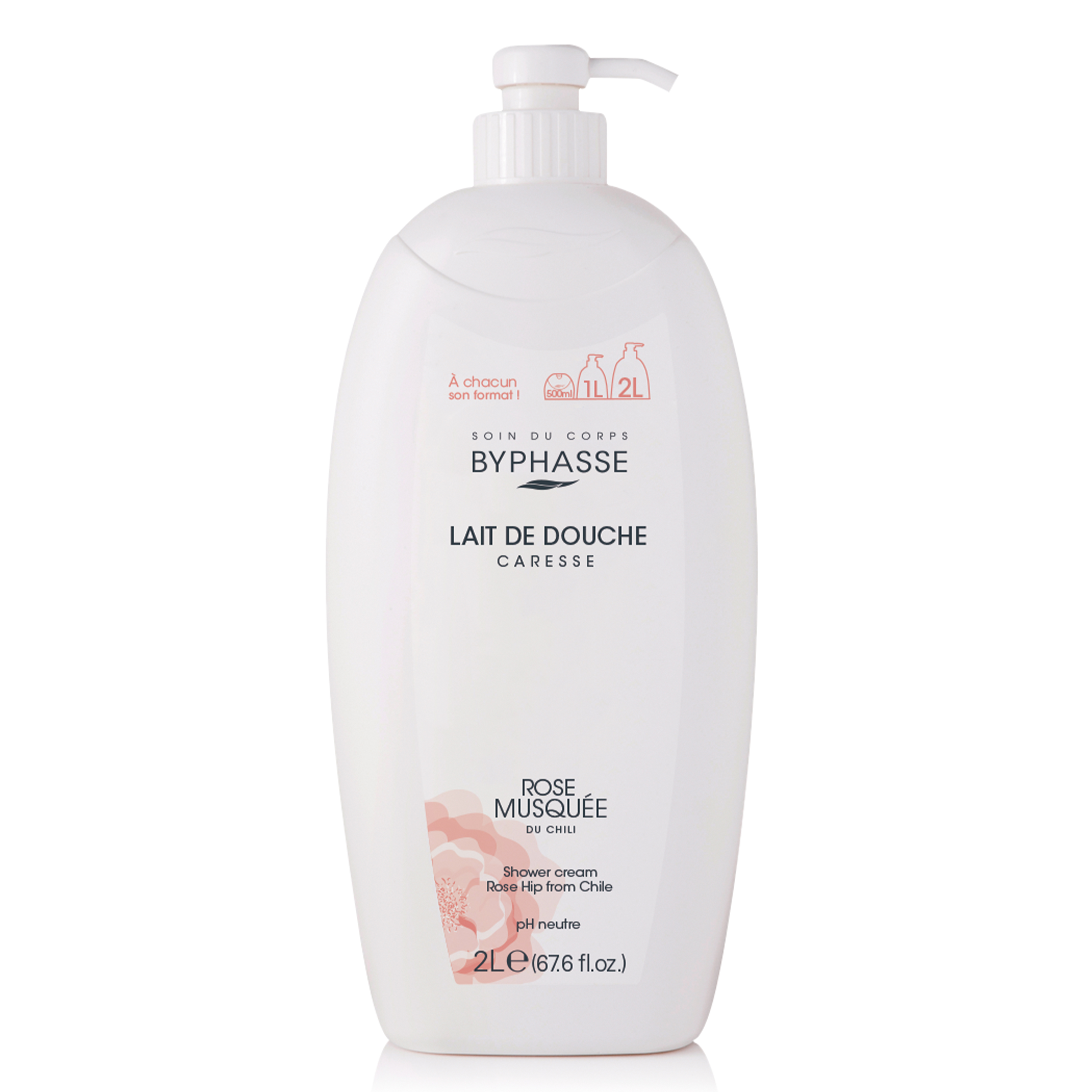 Caresse Leche de baño Rose Musquée 2l - BYPHASSE - imagen 1