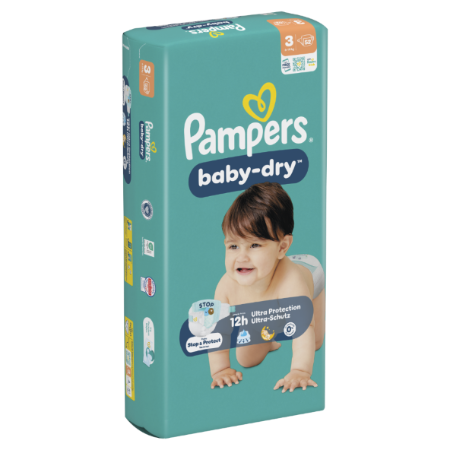 Panales Baby-Dry 6-10kg - Talla 3 x52 — Pampers - imagen 1
