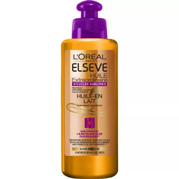 Soin-Crema boucles sublimes Aceite en lait 200ml - L'O - imagen 1