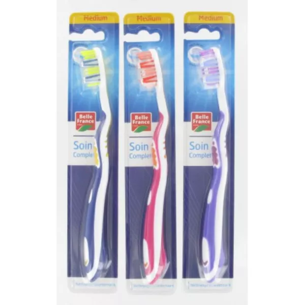 Cepillo de dientes Medium Soin Complet X1 - BELLE FRANCE - imagen 1